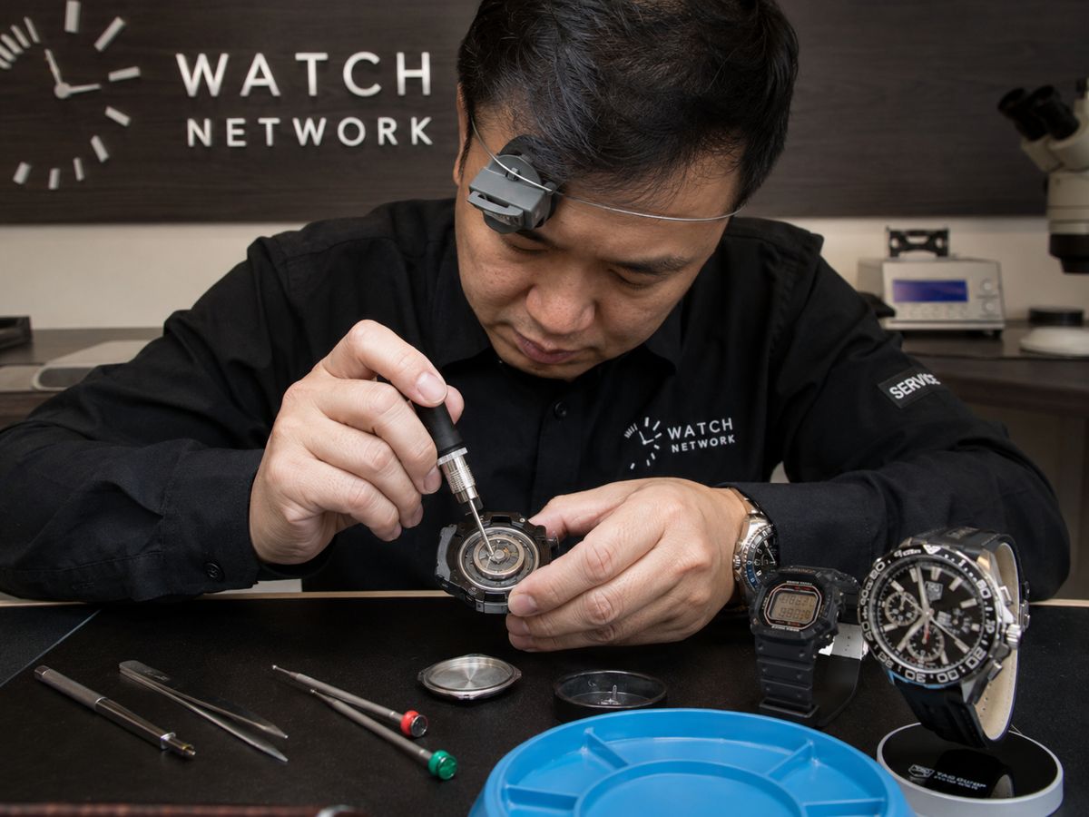 Polimento de caixa e pulseira de aço — Watch Network